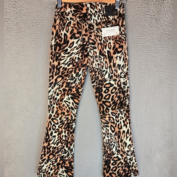 Adriano Goldschmied Pants Womens Sz 23R The Quinne Crop Kick Flare Animal Print - Picture 8 of 13